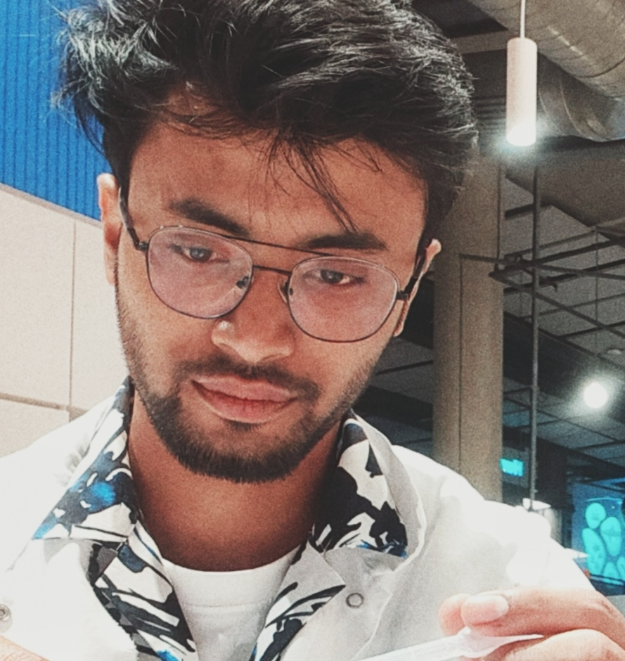 Portrait of astrophysicist Dwaipayan Debnath